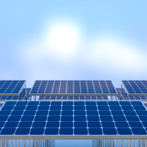 paneles que producen energía solar