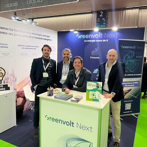 El equipo de Greenvolt Next en España en la feria de Empack