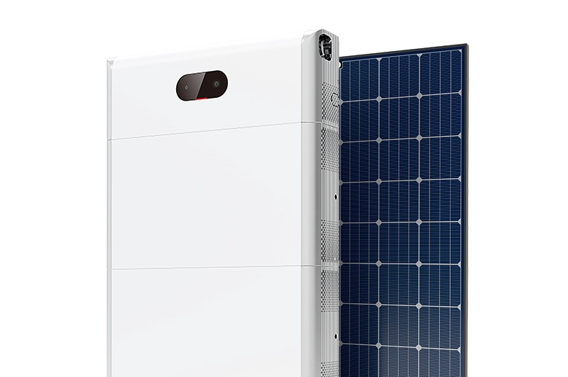 battery storage and solar panel