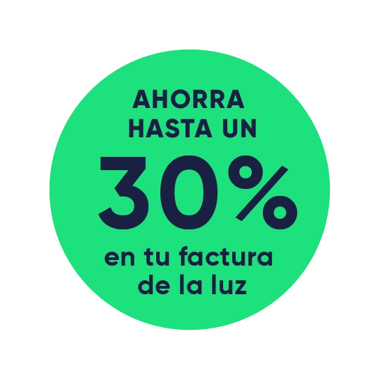Ahorra hasta un 30% en tu factura de la luz